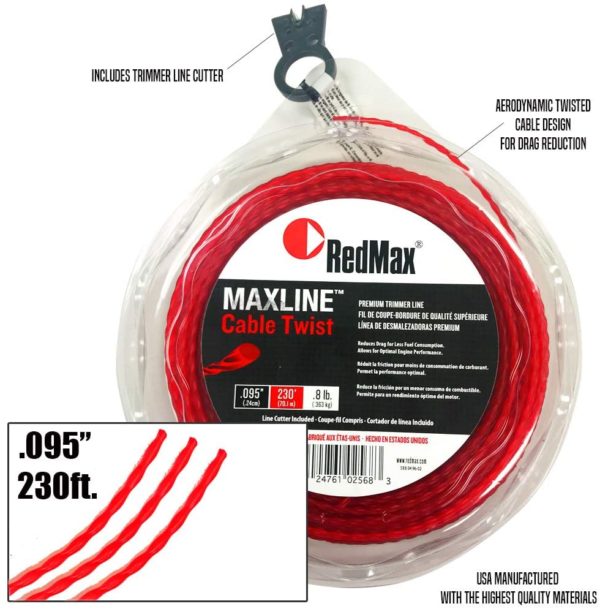 Redmax Trimmer Line Cable Twist .095" 230'