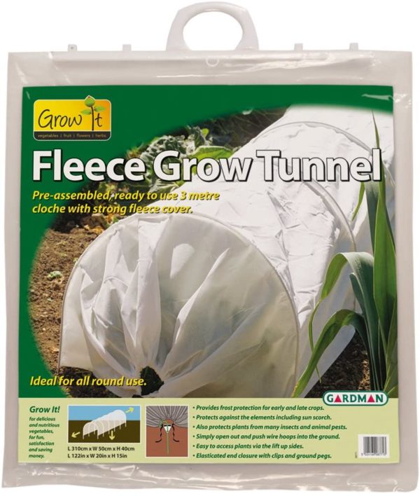 Fleece Grow Tunnel 10'L x 1'8"W x 1'3"T