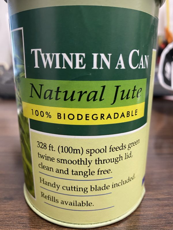 Twine in a Can with cutter 328' Green