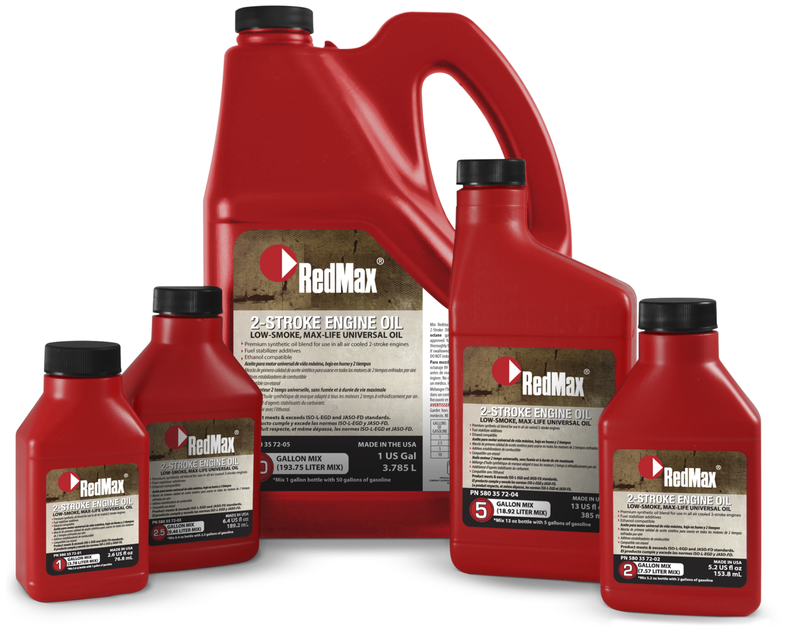 Redmax 2 cycle oil 6.4 oz 6 Pack Needham Garden Center