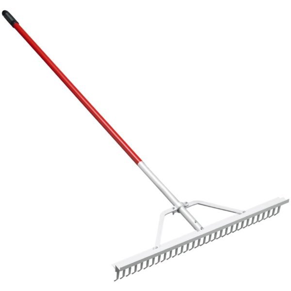 Aluminum Head Landscape Rake 30"