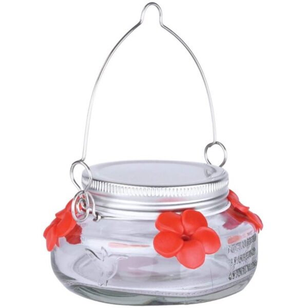 Mason Jar Hummingbird Feeder