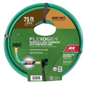 Flexogen Garden Hose 5/8"x75' - Green