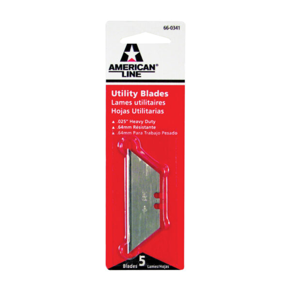 Utility Knife Replacement Blade - 5 Pack