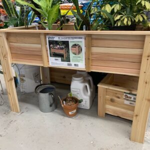 Elevated Cedar Planter 23" Wide x 45" Long